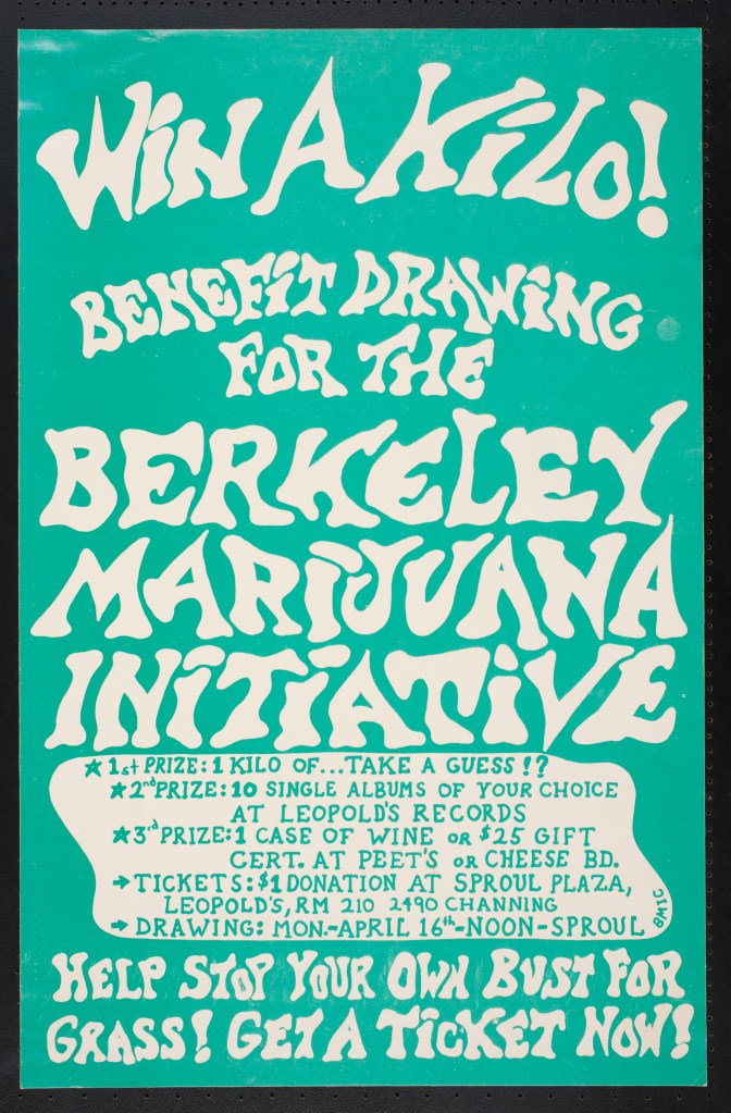 Flyer promoting the Berkeley Marijuana Initiative